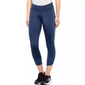 Pearl Izumi Blue Capri Pants Moisture-Wicking Athletic